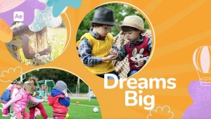 Videohive Fun Kids Slideshow for After Effects Video Displays template preview