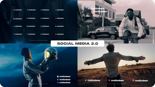 Videohive Social Media I 2.0 Elements template preview