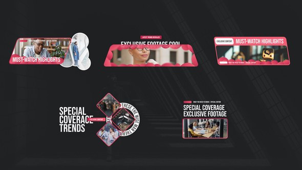 Videohive Under Lower Thirds | Modern Titles Elements template preview