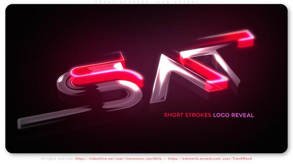 Videohive Short Strokes Logo Reveal Logo Stings template preview