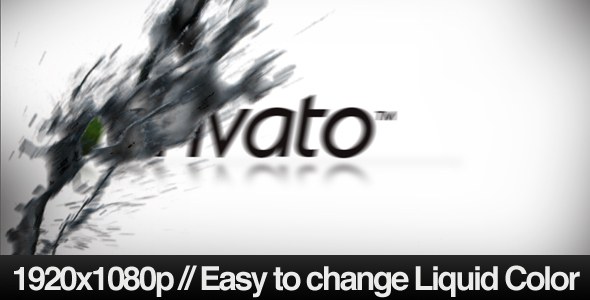 Videohive Flying Liquid Logo Reveal Logo Stings template preview