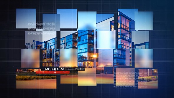 Videohive Business Showcase_Modern Grid 02 Video Displays template preview