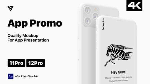 Videohive App Promo | Matte Phone Product Promo template preview