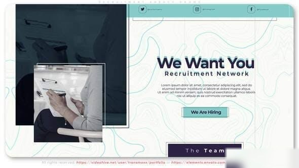 Videohive Recruitment Agency Promo Openers template preview