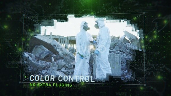 Videohive Nuclear Disaster Slideshow Video Displays template preview