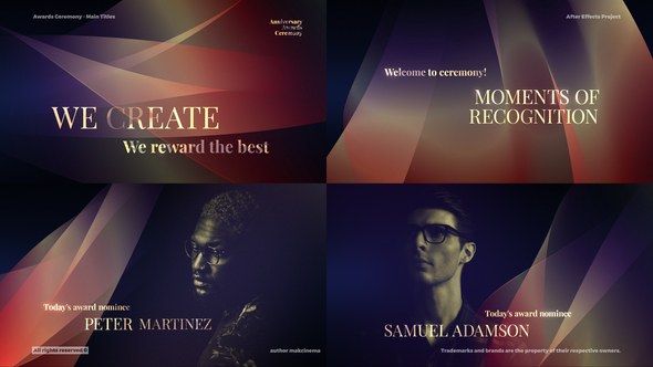 Videohive Awards Ceremony - Main Titles Video Displays template preview