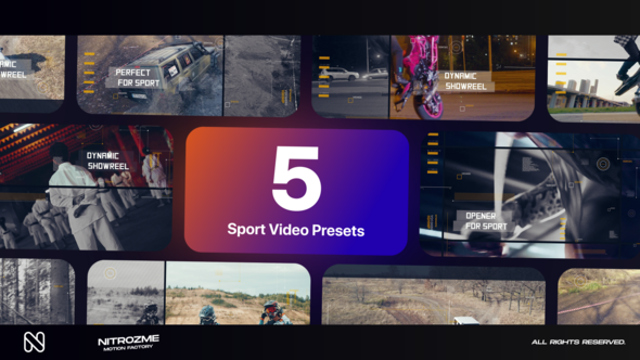 Videohive Sport Typography Vol. 03 Titles template preview