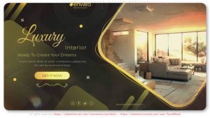 Videohive Luxury Interior Design Service Product Promo template preview
