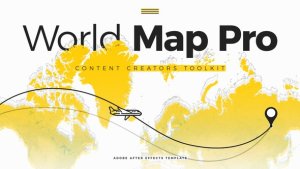 Videohive World Map Pro - Content Creators ToolKit Elements template preview