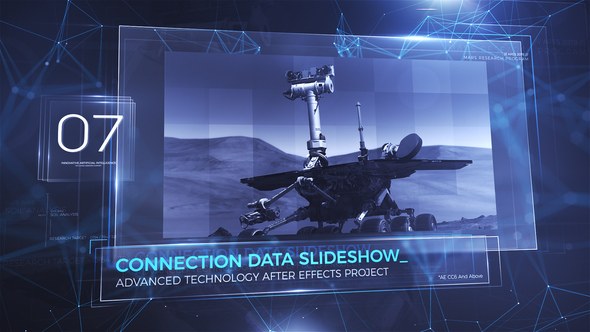 Videohive Connection Data Technology Video Displays template preview
