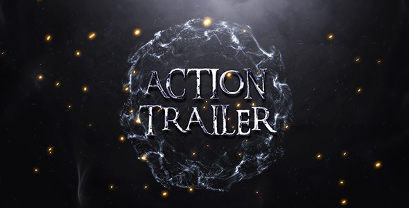 Action Trailer Video Displays template preview