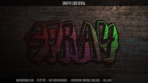 Videohive Graffiti Logo Reveal Openers template preview