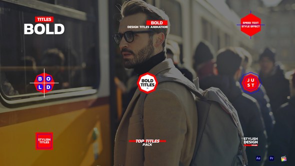 Videohive Bold Titles Titles template preview