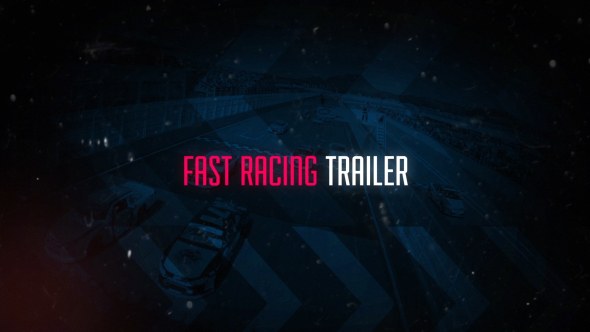 Videohive Fast Racing Trailer - After Effects Templates Video Displays template preview
