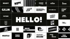 Videohive Typography & Titles Titles template preview