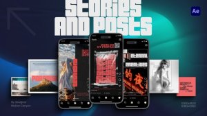 Videohive Bauhaus Stories And Posts Titles template preview