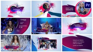Retro Fashion Package Premiere Pro template preview