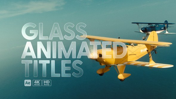 Videohive Glass Animated Titles Titles template preview