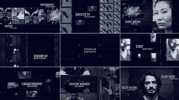 Videohive Title Sequence Crime Openers template preview