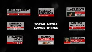 Videohive Social Media Lower Thirds | AE Titles template preview