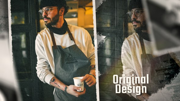 Videohive Grunge Photo Slideshow 2 Openers template preview