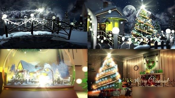 Videohive Christmas Magic 25045726 Openers template preview