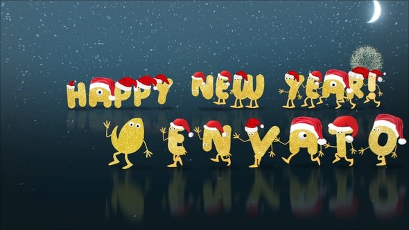 Christmas and New Year Opener 2022 | After Effects Video Displays template preview