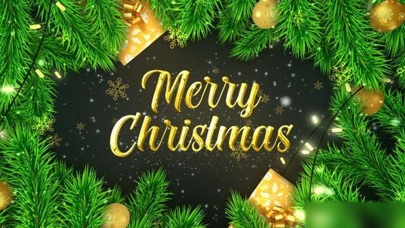Videohive Christmas Greetings 40797346 Openers template preview