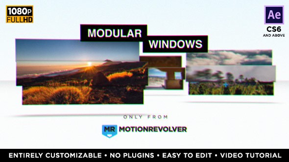 Videohive Modular Windows Slideshow Presentation Video Displays template preview
