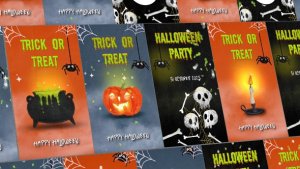 Videohive Halloween Funky Stories Video Displays template preview