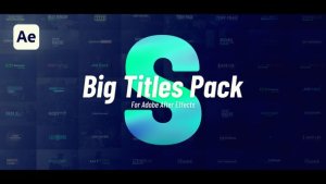 Videohive Big Titles Pack 56603390 Titles template preview
