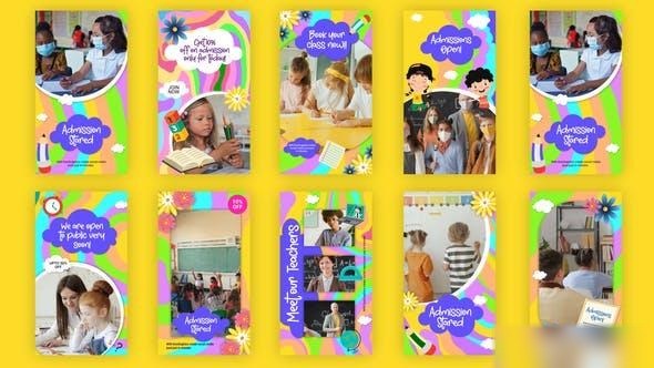 Videohive Kids School Instagram Story