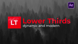 Modern Lower Thirds Video Displays template preview
