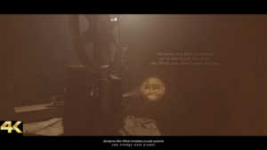 Videohive Vintage Memories - Film Projector 2 Video Displays template preview