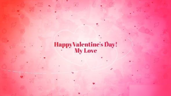 Videohive Valentines Day Wishes 35915451 Openers template preview