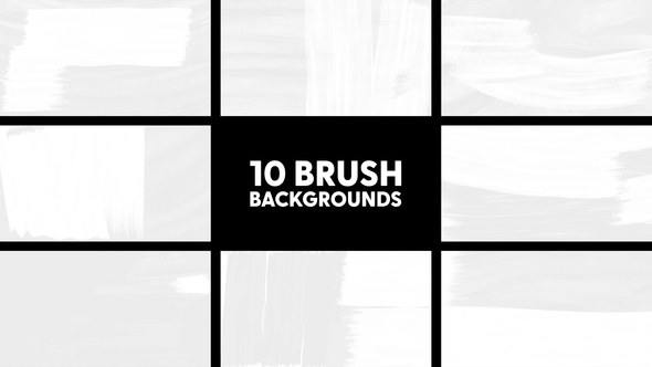 Videohive Brush Backgrounds Elements template preview