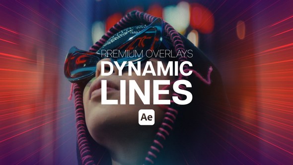 Videohive Premium Overlays Dynamic Lines Elements template preview