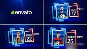Videohive Sport Team Player Openers template preview
