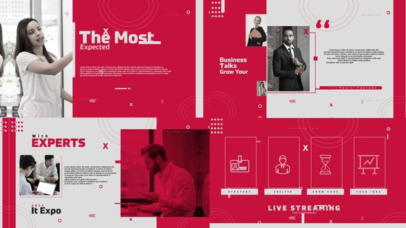 Videohive Business Event Intro V1 Video Displays template preview