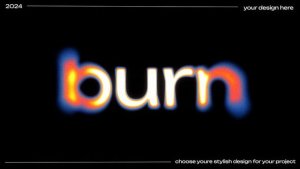 Videohive Blur Displacement Titles Titles template preview