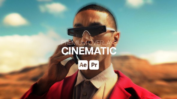 Premium Overlays Cinematic Premiere Pro template preview