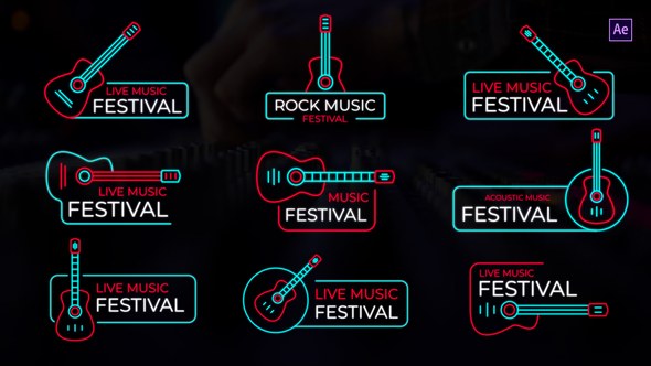 Videohive Guitar Music Titles After Effects Titles template preview