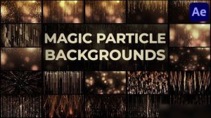 Videohive Magic Particle Backgrounds for After Effects Openers template preview