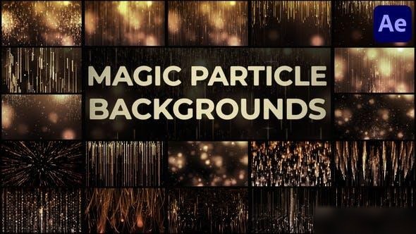 Videohive Magic Particle Backgrounds for After Effects Openers template preview