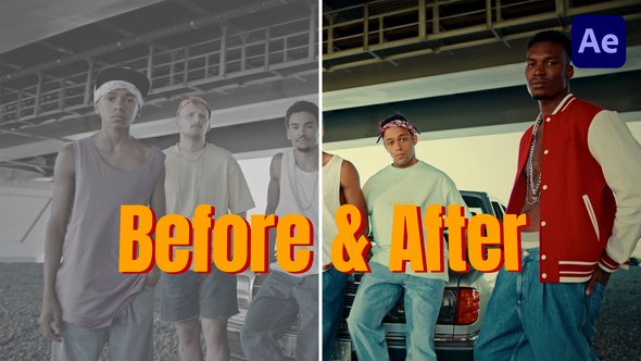 Videohive Before & After Transitions Pack Elements template preview