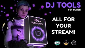 Videohive DJ Tools For Streaming Elements template preview