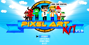 Pixel Art Kit V1.9 Video Displays template preview