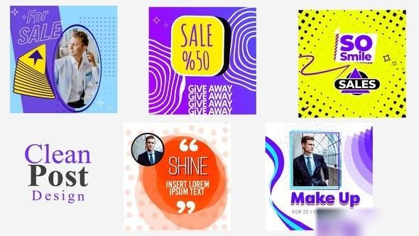 Videohive Instagram Posts 47977088 Openers template preview