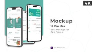 Videohive Phone Mockup - 14 Pro Max Product Promo template preview