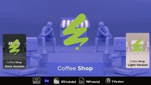 Videohive Coffee Shop Logo 55214994 Logo Stings template preview